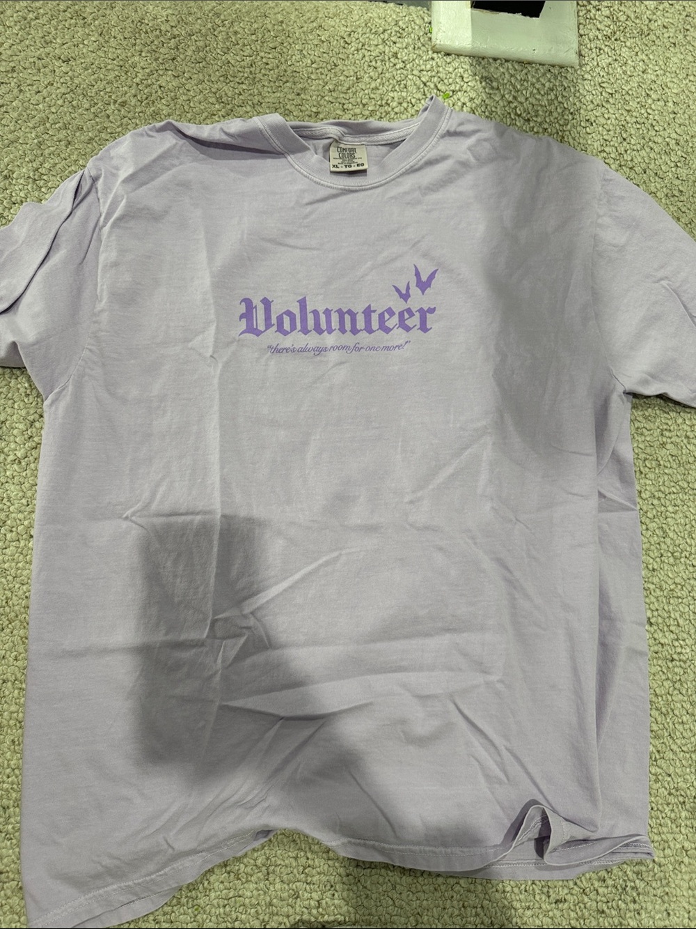 Comfort Colors Lavender Crewneck Tee haunted mansion Disney